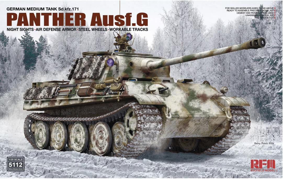 Rye Field Model 1/35 Panther Ausf.G w/Night Scope 5112